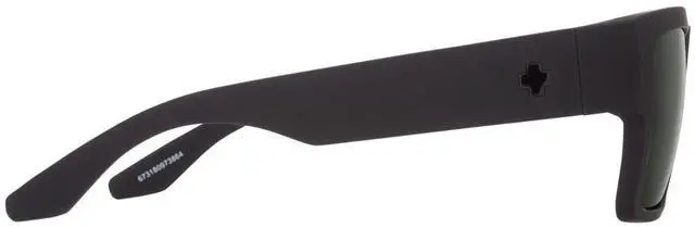 Alt view image 5 of 8 - Spy Cyrus Sunglasses 673180973864 - Soft Matte Black/HD Plus Gray Green Polar