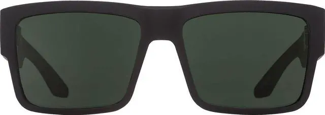 Alt view image 8 of 8 - Spy Cyrus Sunglasses 673180973864 - Soft Matte Black/HD Plus Gray Green Polar