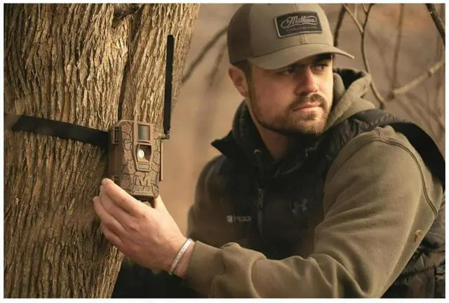 Alt view image 5 of 7 - Muddy Mitigator 2.0 24MP Dual Carrier Cellular Wireless Trail Camera with 80-Feet Detection and Flash Range (Brown, 2-Pack)
