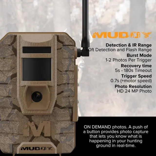 Alt view image 5 of 7 - Muddy Mitigator 2.0 24MP Cellular Camera Combo with 720p Video and Versatile Mounting (Brown, 2-Pack) Bundle with All-In-One High Speed Card Reader (3 Items)