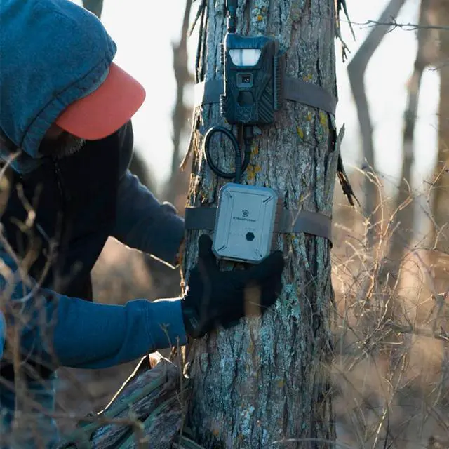 Alt view image 7 of 7 - Stealth Cam FieldMax External Lithium Rechargeable 5000 mAh Battery for Deceptor Max and Fusion Max Cellular Trail Cameras