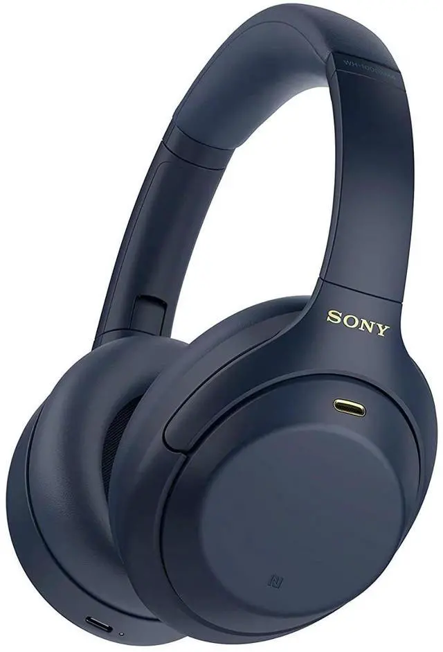Alt view image 14 of 20 - Sony WH-1000XM4 Wireless Industry Leading Noise Canceling Overhead Headphones with Mic for Phone-Call and Alexa Voice Control, Blue