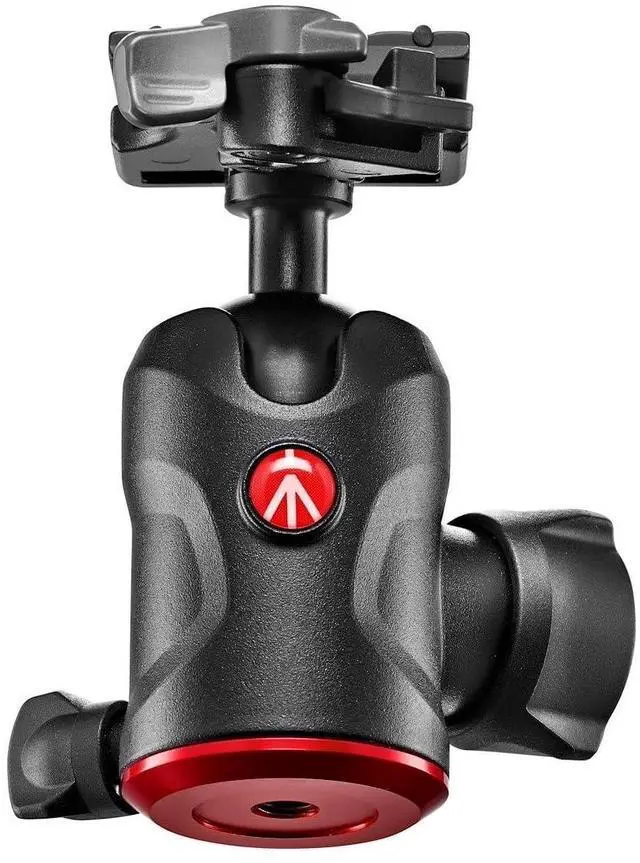 Alt view image 3 of 15 - Manfrotto 496 Center Ball Head with 200PL-PRO Quick Release Plate #MH496-BHUS