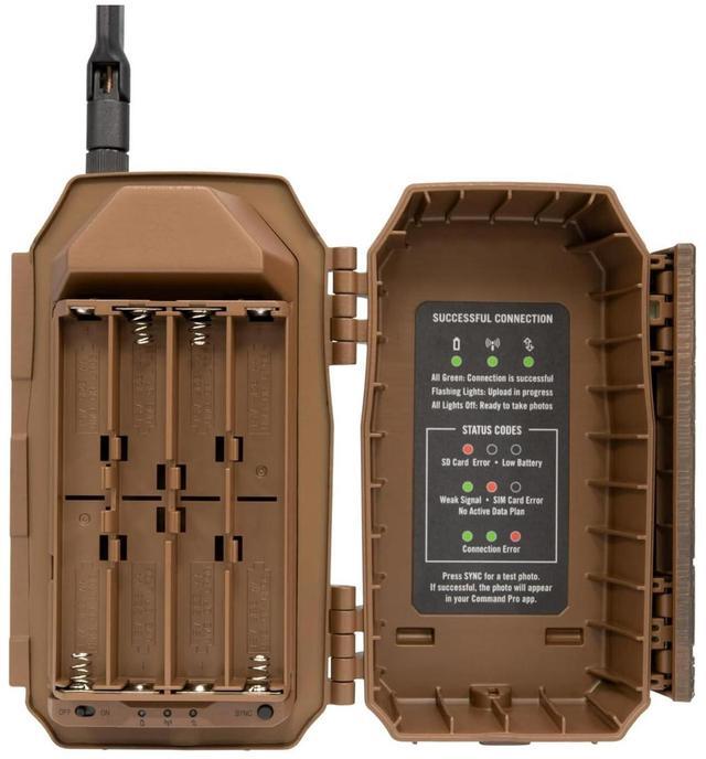 Alt view image 4 of 7 - Muddy Trifecta 180 Cellular Camera with 36MP Photo Resolution, 1080p Video Recording, and Customizable Time-Out Delays (Brown)