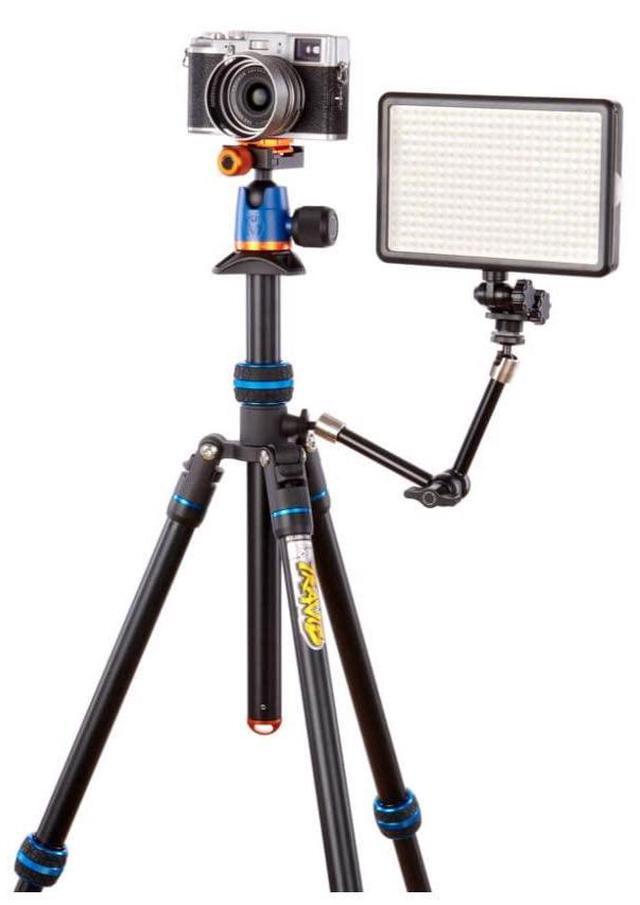 Alt view image 13 of 15 - punks travis 2.0 magnesium alloy general use tripod - adjustable, multi-use camera tripod with three detachable legs