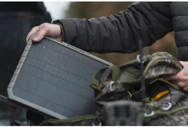 Alt view image 6 of 13 - Stealth Cam FieldMax External EX 3000 mAh Solar Battery Pack with 10-Inch Solar Panel for Revolver, Flashback, Deceptor Max, and Fusion Max Cellular Trail Cameras