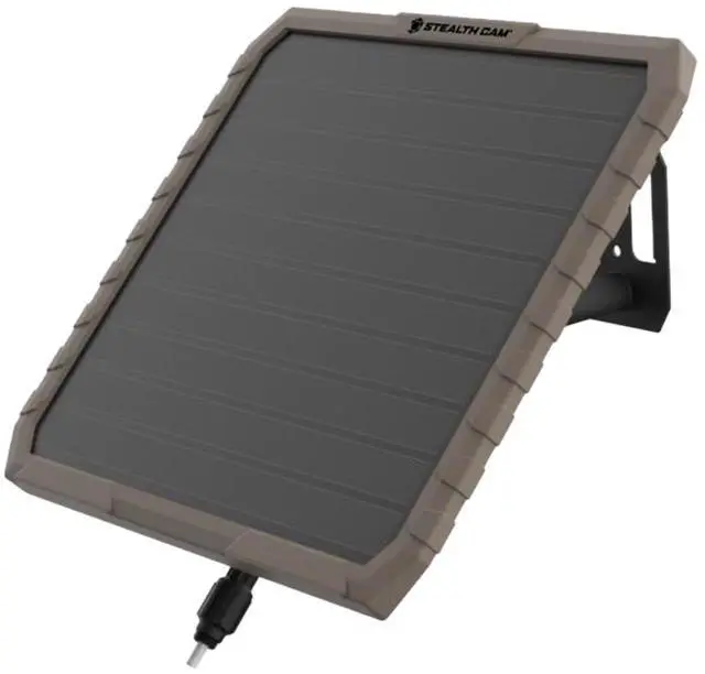 Alt view image 7 of 13 - Stealth Cam FieldMax External EX 3000 mAh Solar Battery Pack with 10-Inch Solar Panel for Revolver, Flashback, Deceptor Max, and Fusion Max Cellular Trail Cameras