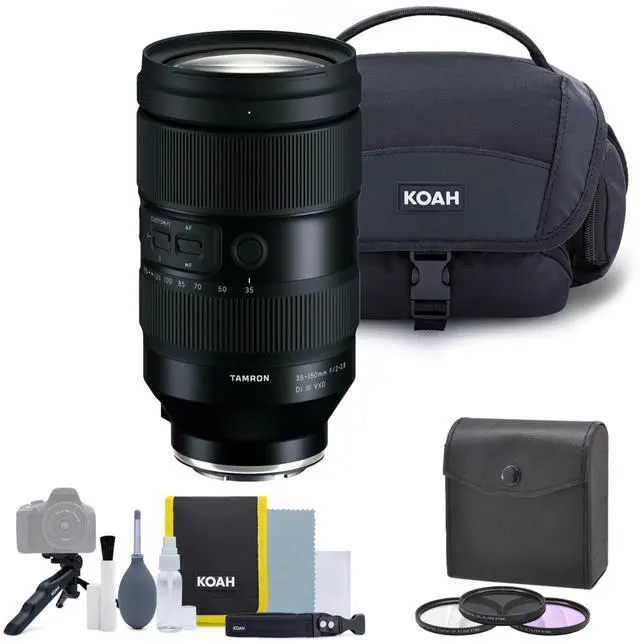 Main image of Tamron A058 35-150mm F2-2.8 Di III VXD Lens for Nikon Z Full-Frame Mirrorless Camera Bundle with Camera System Gadget Bag and 3-Piece Digital Filter Set for Digital Cameras (3 Items)