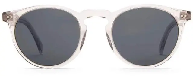 Alt view image 4 of 5 - OTIS Eyewear Omar Sunglasses with Mineral Glass Lens, Acetate Frame, and UVA Protection (Eco Clear-Smokey Blue-Polar)