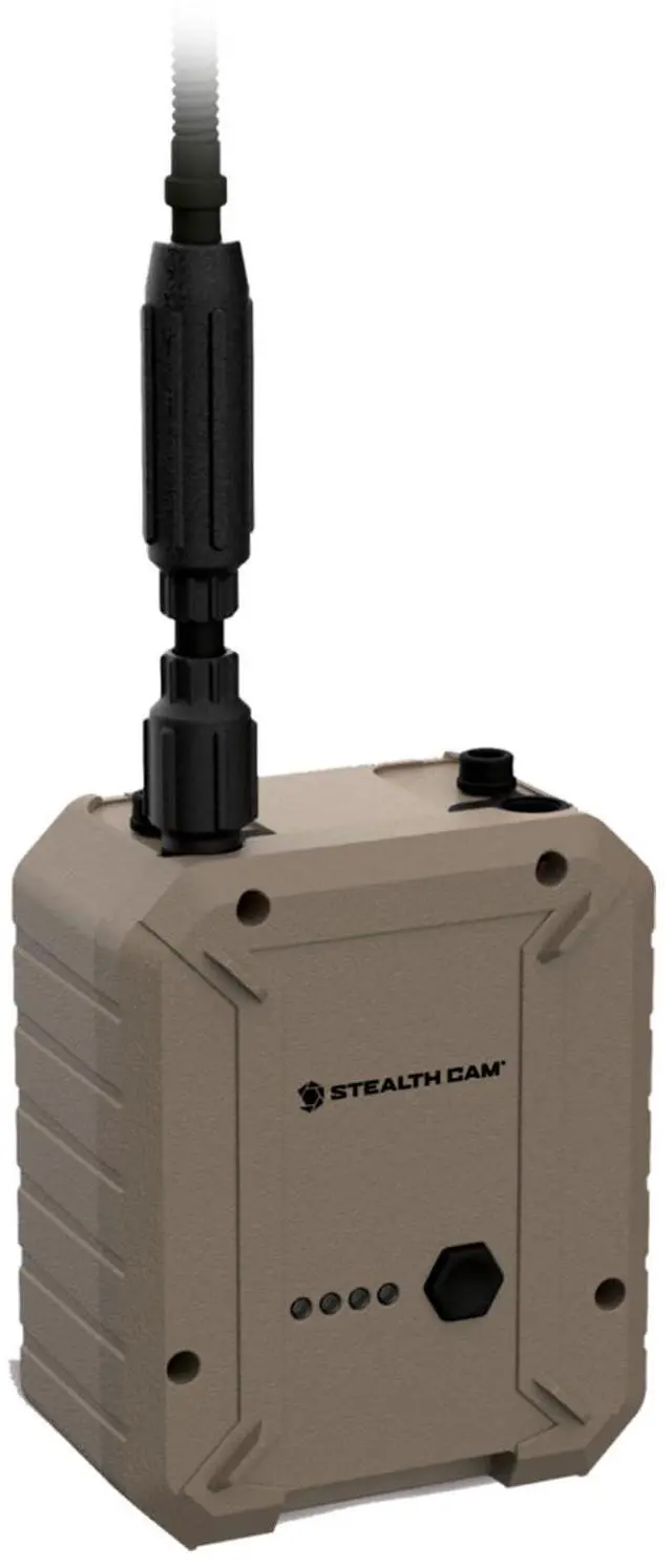 Alt view image 5 of 7 - Stealth Cam FieldMax External Lithium Rechargeable 5000 mAh Battery for Deceptor Max and Fusion Max Cellular Trail Cameras