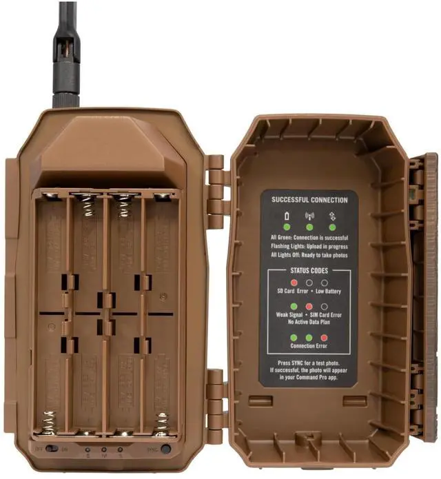 Alt view image 5 of 7 - Muddy Trifecta 180 Cellular Trail Camera 36MP 1080p (6-Pack, Brown) Bundle with 6 x 32 GB Memory Card and Card Reader (13 items)