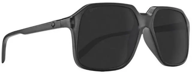 Main image of SPY Optic Hotspot Large to Extra-Large Size Sunglasses for Women (Matte Translucent Black Frame and Black Gray Polar Lens)