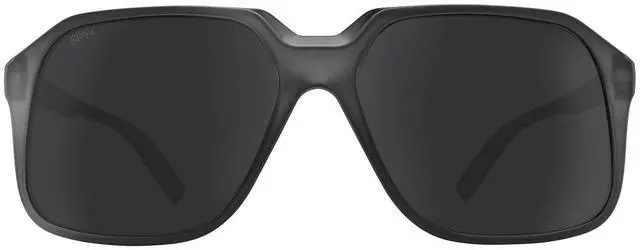 Alt view image 6 of 7 - SPY Optic Hotspot Large to Extra-Large Size Sunglasses for Women (Matte Translucent Black Frame and Black Gray Polar Lens)
