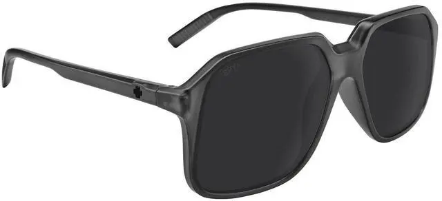 Alt view image 7 of 7 - SPY Optic Hotspot Large to Extra-Large Size Sunglasses for Women (Matte Translucent Black Frame and Black Gray Polar Lens)
