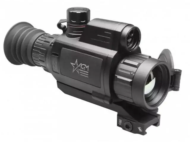 Alt view image 2 of 7 - AGM Global Vision Varmint V2 LRF 35-384 Thermal Imaging Rifle Scope with Built-In Laser Range Finder and Sub-20mK 12 Micron Thermal Sensor (Black)
