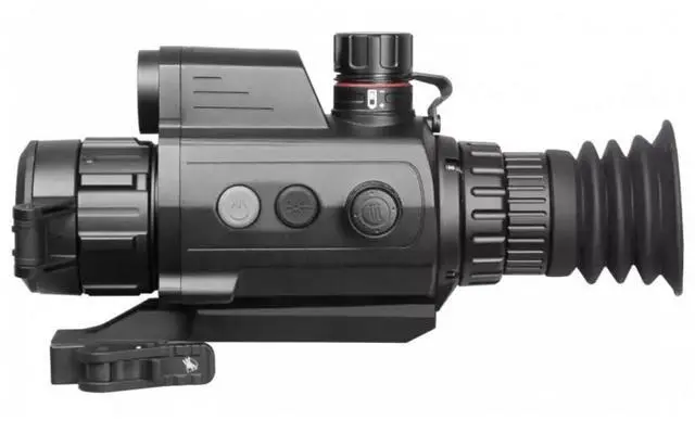 Alt view image 4 of 7 - AGM Global Vision Varmint V2 LRF 35-384 Thermal Imaging Rifle Scope with Built-In Laser Range Finder and Sub-20mK 12 Micron Thermal Sensor (Black)