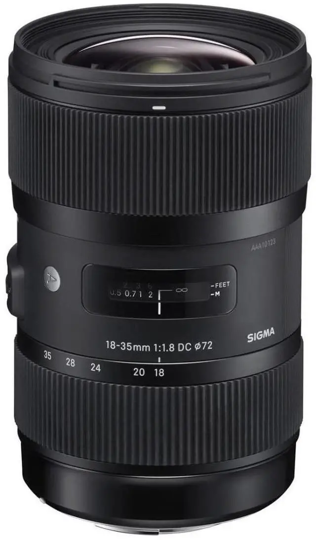 Alt view image 2 of 7 - Sigma 18-35mm f/1.8 DC HSM Art Lens for Canon DSLR Camera Bundle