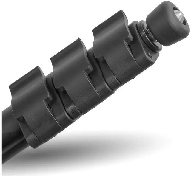 Alt view image 3 of 7 - Ultimaxx 72-Inch Monopod with Quick Release Mounting Plate, 4 Section Aluminum Alloy Legs, Rubber Leg Tip with Adjustable Spike, Fully Padded Foam Grip, Secure Wrist Strap and Carrying Case
