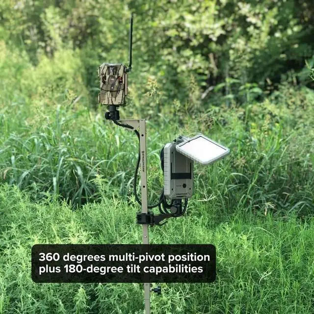 Alt view image 3 of 7 - Stealth Cam Adjustable Multi-Pivot Mounting Post for Trail Camera and Battery (2-Pack) Bundle with 32GB Ultra SDHC UHS-I Memory Card (4-Pack) and Hf-cr35b SD Card Reader USB 2.0 (7 Items)