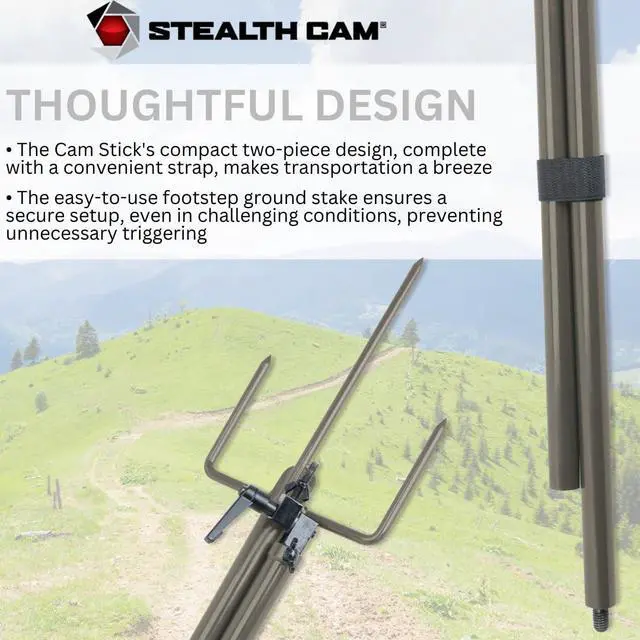 Alt view image 4 of 6 - Stealth Cam Trail Camera Mount Stick (6-Pack) Bundle with 32GB Ultra SDHC UHS-I Memory Card (12-Pack) and Hi-Speed SD USB 2.0 Card Reader (19 Items)