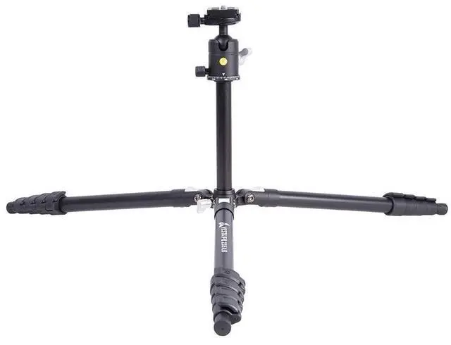 Alt view image 6 of 7 - Vanguard Vesta FB 235AB Aluminum Tripod Kit with Quick Flip Leg Locks and Reversible Central Column for Mirrorless Camera Kits (Black)