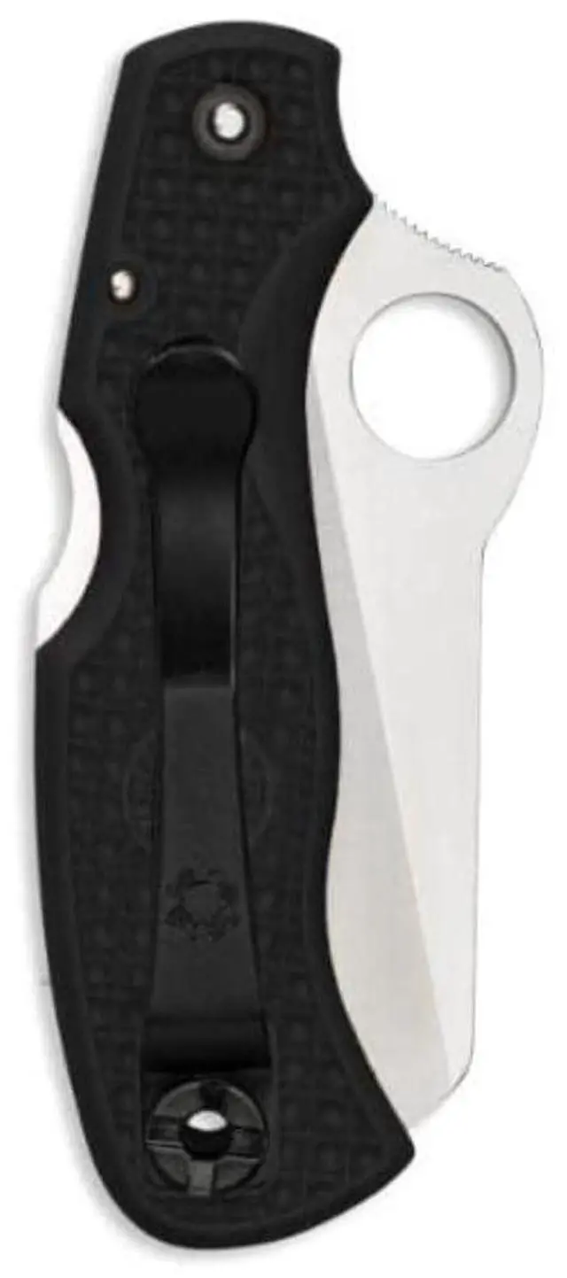 Alt view image 9 of 13 - Spyderco Rescue Lightweight Knife with 3.12" VG-10 Steel Blade and Black FRN Handle - SpyderEdge - C45SBK