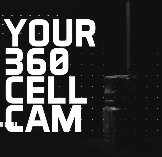 Alt view image 2 of 7 - Stealth Cam Revolver 36MP 360-Degree Cellular Trail Camera Bundle with FieldMax 3000 mAh Solar Battery Pack, Adjustable Multi-Pivot Mounting Post, 32GB Memory Card, and SD Card Reader (5 Items)
