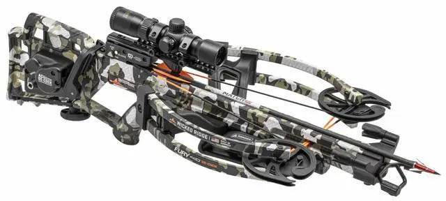 Alt view image 4 of 7 - Wicked Ridge Fury 410 De-Cock, ACUdraw De-Cock, RangeMaster Pro Scope (Peak XT)