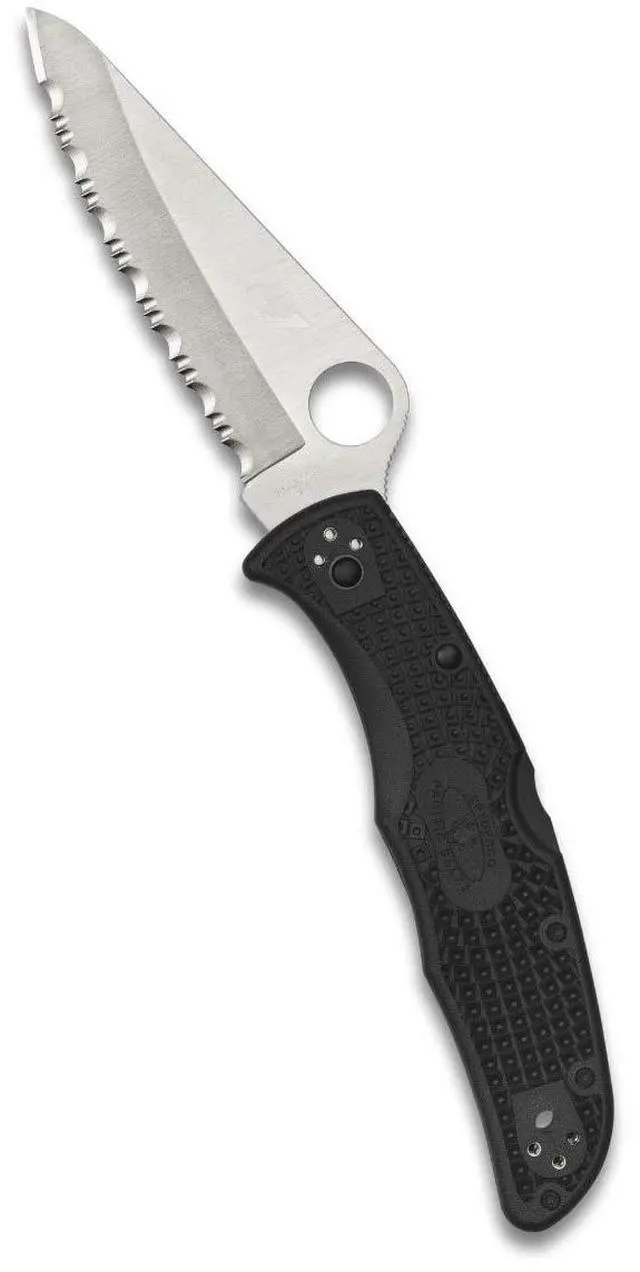 Alt view image 7 of 7 - Spyderco Pacific Salt 2, 8.72-Inch Lightweight Folding Knife with Fiberglass Reinforced Black Nylon Handle, Rust-Resistant H-1 Steel Blade and Back Lock