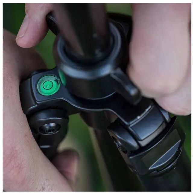 Alt view image 5 of 7 - TenPoint Axis Tripod with Extendable Lightweight Body and Built-In Compass (Black)