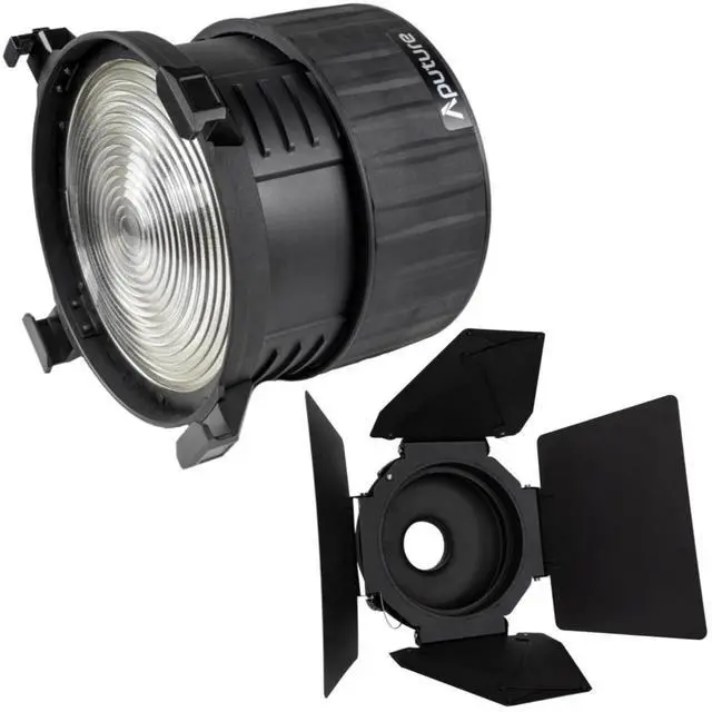 Main image of Aputure F10 Fresnel Bundle with Aputure F10 Barndoors for LS 600d Fresnel Attachment (2 Items)