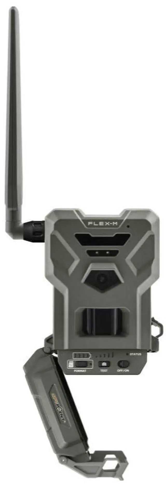 Alt view image 3 of 7 - Spypoint Flex M Twin Pack 28 Megapixel Cellular Trail Cameras with Dual-Sim, MicroSD Card Format Button and 0.4-Second Trigger Speed