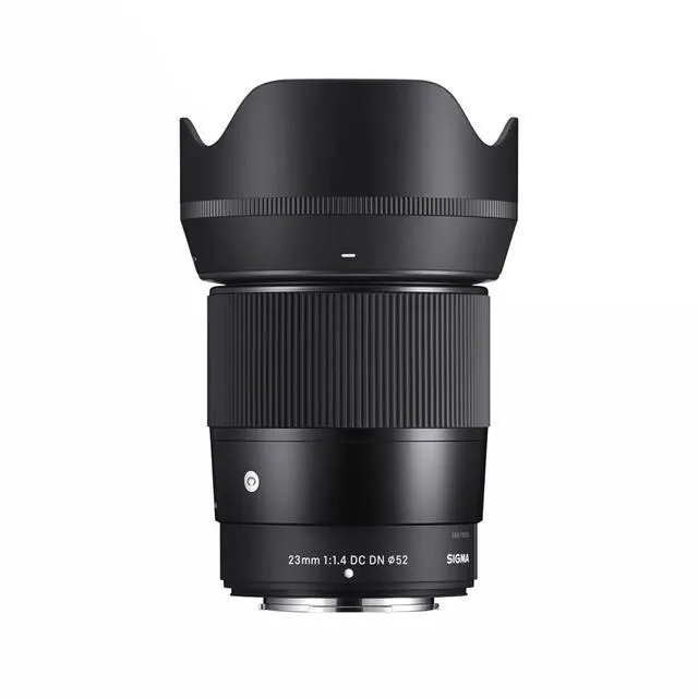 Alt view image 2 of 5 - Sigma 23mm F1.4 DC DN Lens for Fujifilm X-Mount - Wide Angle Prime Lens with Bright Aperture - Superior Low-Light Performance Bundle with 1 TB External Hard Drive and 64 Memory Card (3 Items)