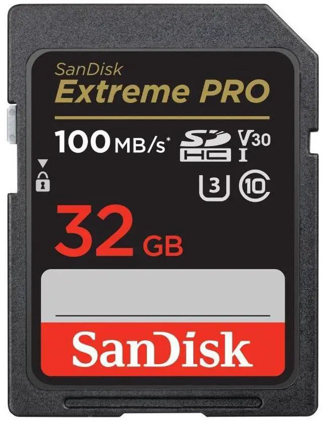 Main image of 32GB Extreme PRO SDHC UHS-I Memory Card - C10, U3, V30, 4K UHD, SD Card - SDSDXXO-032G-GN4IN
