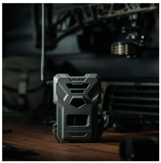Alt view image 2 of 7 - SPYPOINT FLEX-DARK GPS-Enabled Cellular Trail Camera with Dual-SIM Connectivity, 40MP Photos, 1080p Videos with Sound, and 4 LEDs (Gray, 2-Pack)