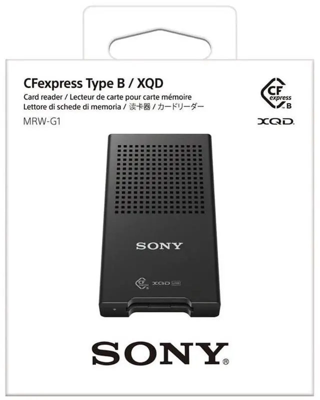 Alt view image 15 of 15 - Sony MRWG1T CFe-B/XQD Memory Card Reader