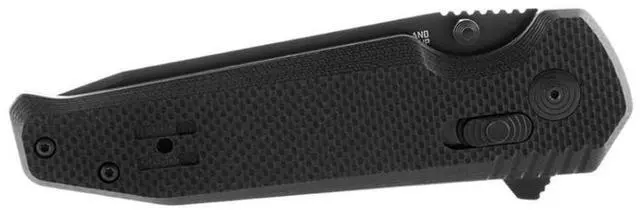 Alt view image 5 of 6 - SOG Vision XR 3.36-Inch Tanto Partially Serrated CTS XHP B Blade G10 Handle Folding Knife with XR Locking Mechanism (Black)