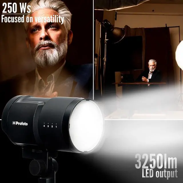 Alt view image 4 of 7 - Profoto TeleZoom Reflector White for Protruded and Flat-Fronted Lights with Adjustable Zoom Bundle with B10X Off-Camera Flash and Continuous Light (2 Items)