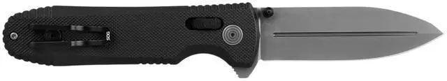 Alt view image 3 of 7 - SOG Pentagon XR LTE 3.6-Inch CRYO CTS XHP Steel Blade G10 Handle Single-Handed Opening Lightweight Folding Knife with XR Lock and Pocket Clip (Black)