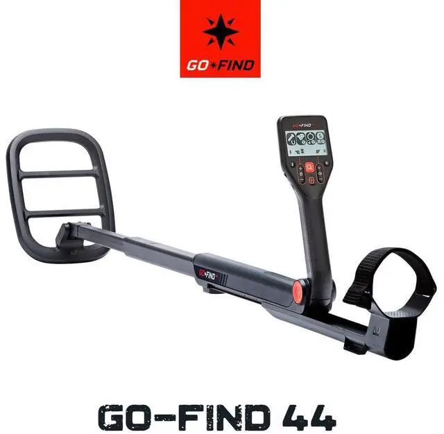 Alt view image 9 of 14 - Minelab GO-FIND 44 Metal Detector with PRO-FIND 15 Pinpointer & Holster