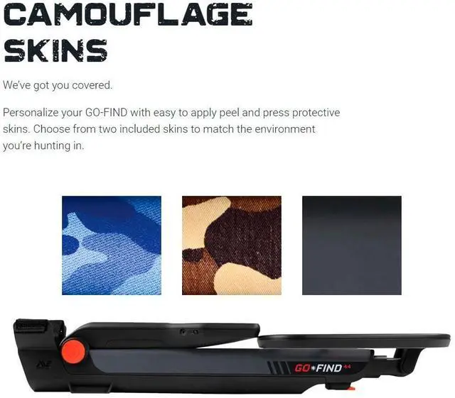 Alt view image 10 of 14 - Minelab GO-FIND 44 Metal Detector with PRO-FIND 15 Pinpointer & Holster