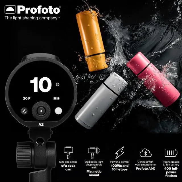 Alt view image 4 of 7 - Profoto A2 Monolight Bundle with Profoto Connect Pro for Nikon (2 Items)