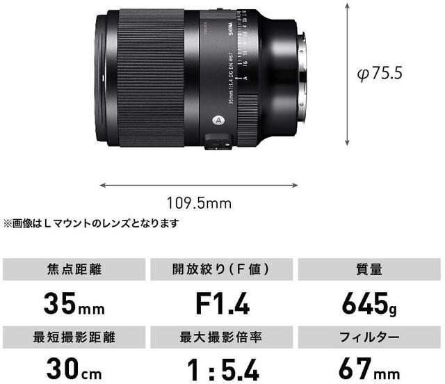 Alt view image 17 of 18 - Sigma 35mm F1.4 DG DN for Sony E Mount