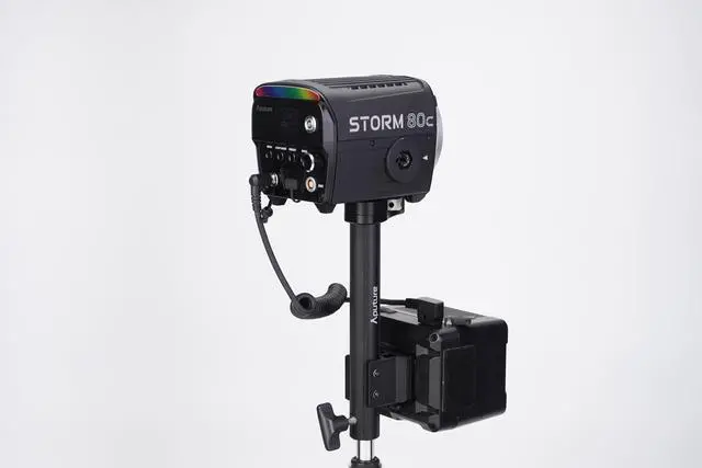 Alt view image 14 of 14 - Aputure Handheld Bracket for STORM 80c LED Light