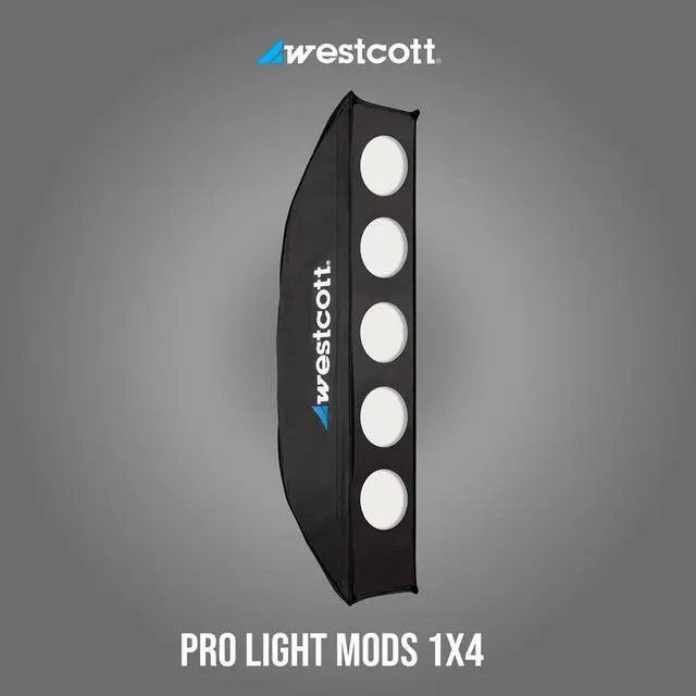 Alt view image 2 of 7 - Westcott Pro Light Adjustable Corner System and 1.5-Inch Hook-And-Loop Tape Mods 1 x 4 (2-Pack) Bundle with Westcott Pro Light Adjustable Corner System and Tape Mods 2 x 3 (Standard, 2-Pack) (2 Items)