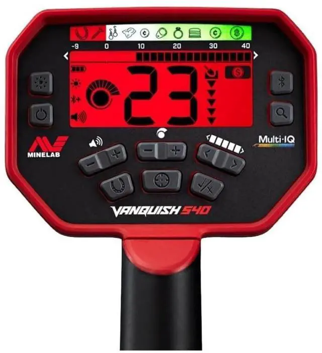 Alt view image 15 of 19 - Minelab VANQUISH 540 Pro Pack Detector, 12x9"/8x5" Double-D Coils, Multi-IQ Freq