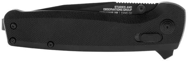 Alt view image 5 of 7 - SOG Terminus XR G10 Folding Pocket Knife with D2 Steel Blade and Reversible Clip Black Handle