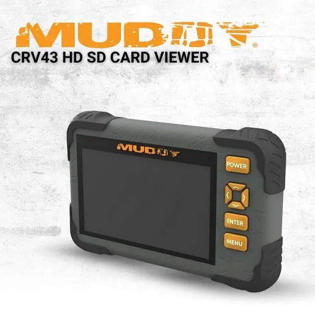 Alt view image 3 of 7 - Muddy SD Card Reader or Viewer with 4.3 Inch LCD Screen Bundle with 32GB Ultra SDHC UHS-I Memory Card (2-Pack) and All-In-One High-Speed Card Reader (4 Items)