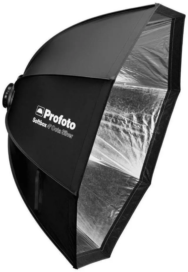 Alt view image 9 of 14 - Profoto 4' Octa Softbox, Silver