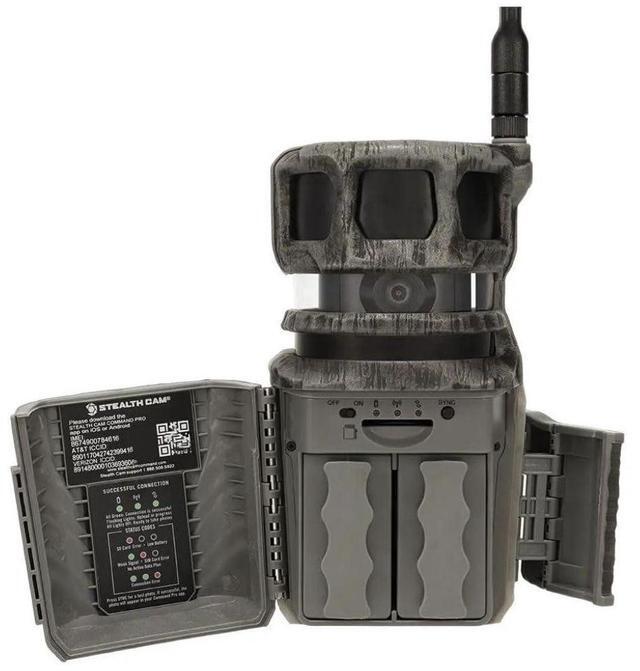 Alt view image 3 of 15 - Stealth Cam Revolver 36MP 360-Degree Cellular Trail Camera with 1/4-Inch Threaded Mount and 12V DC Auxiliary Jack